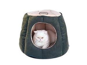 Armarkat Cat Bed - Laurel Green & Beige