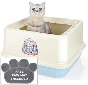 CatIdea Luxury Sifting Top Entry Cat Litter Box