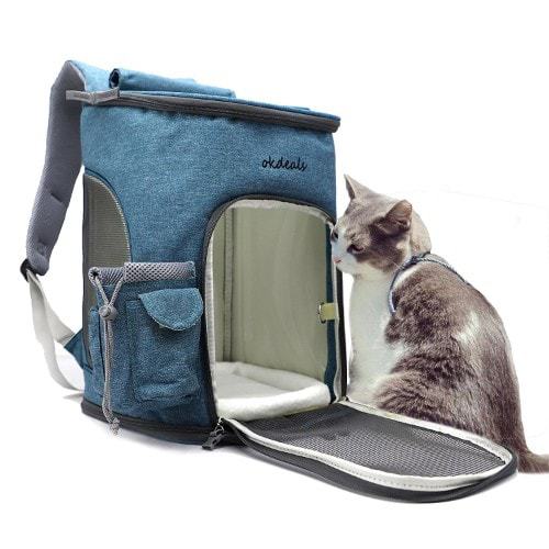 OkDeals Soft-Sided Pet Carrier Backpack