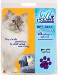 Soft Claws Purple Cat Nail Caps
