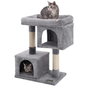 FEANDREA Cat Tree with Sisal-Covered Scratching Posts