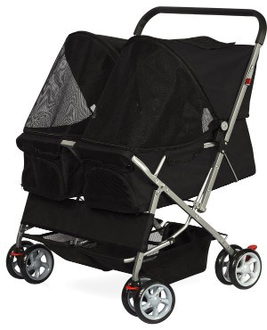 Paws & Pals Double Cat Stroller﻿