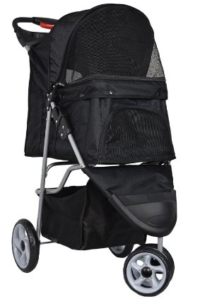 VIVO Three Wheel Pet Stroller﻿