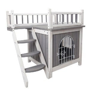 Petsfit Indoor Wooden House with Stairs