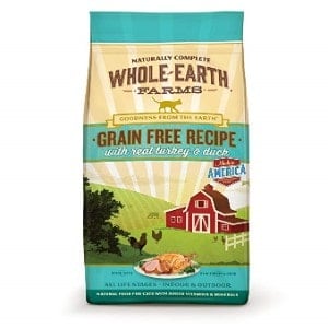Whole Earth Farms Grain Free Recipe Dry for Cats 