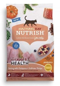 . Rachael Ray Nutrish Inner Health Natural Dry Cat Food, Turkey With Chickpeas & Salmon Recipe