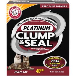 Arm & Hammer Clump & Seal Platinum Multi-Cat Litter