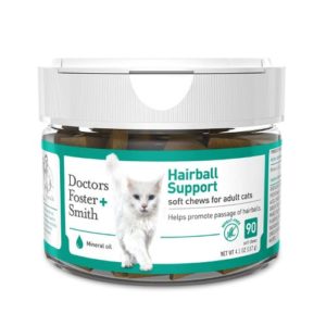 Doctors Foster + Smith Hairball Support Soft Chew for Cats