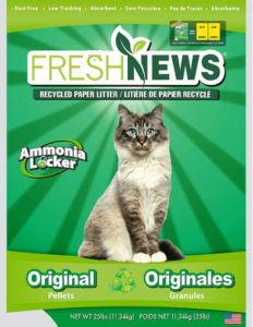 Fresh News Post Consumer Paper Pellet Cat Litter