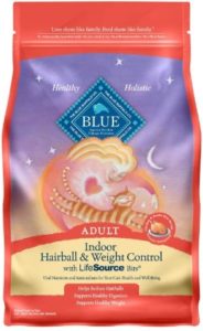 blue buffalo indoor hairball and weight control natural adult dry cat food