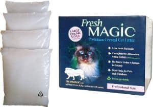 FreshMAGIC Large Chunk Style Non-Clumping Crystal Cat Litter