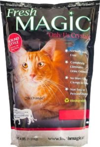 FreshMAGIC Round Style Low-Dust Crystal Cat Litter