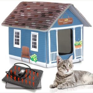 PETYELLA Cat Houses for Outdoor Cats