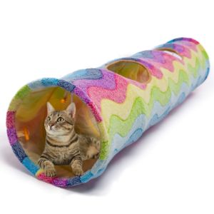 Luckitty Large Cat Collapsible Tunnel Tube