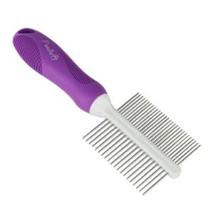 Poodle Pet Double-Sided Pet Brush for Grooming