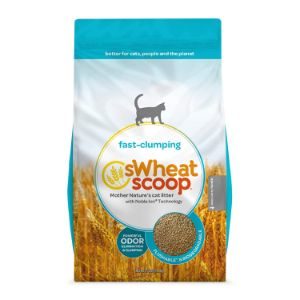 sWheat Scoop Natural Fast-Clumping Wheat Cat Litter-min