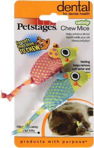 Petstages Catnip Chew Mice