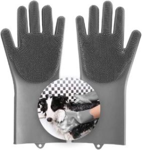 Aufew Magic Pet Grooming Gloves