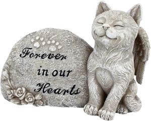 Design Toscano Forever in Our Hearts Memorial Cat Statue