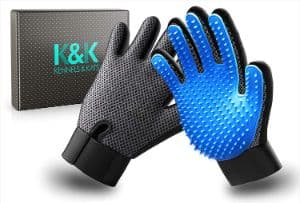 K&K Pet Grooming Glove Gift Set