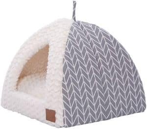 Miss Meow Cat Tent with Removable Cushion-min