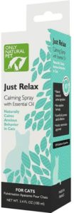 Only Natural Pet Just Relax Botanical Cat Calming Spray