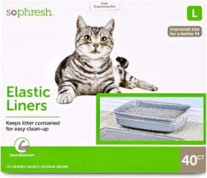So Phresh Elastic Cat Litter Pan Liners