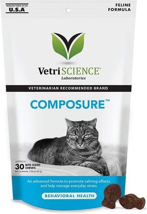 VetriScience Laboratories Composure Calming Formula for Cats