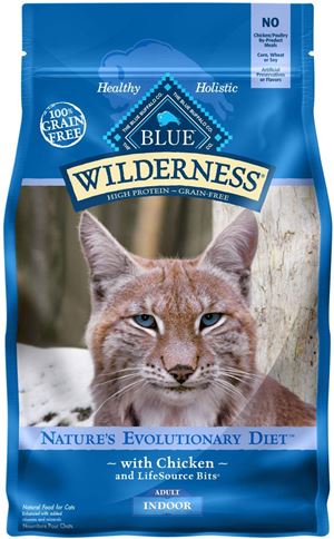 Blue Buffalo Wilderness High Protein Grain Free, Natural Adult Indoor Dry Cat Food