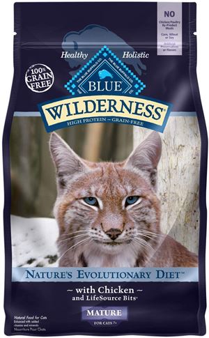 Blue Buffalo Wilderness High Protein Mature Dry Cat Food