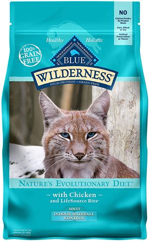 Blue Buffalo Wilderness Indoor Hairball Control Dry Cat Food