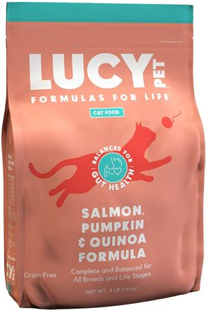 Lucy Pet Formulas for Life Salmon, Pumpkin, Quinoa Dry Cat Food
