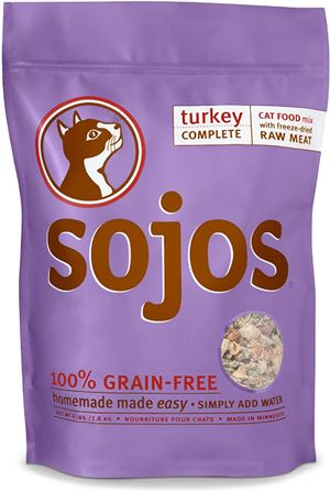 Sojos Complete Raw Natural Dry Cat Food Mix